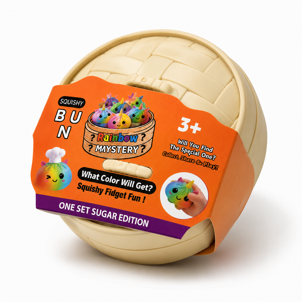 Mystery Squishy Bun Toy