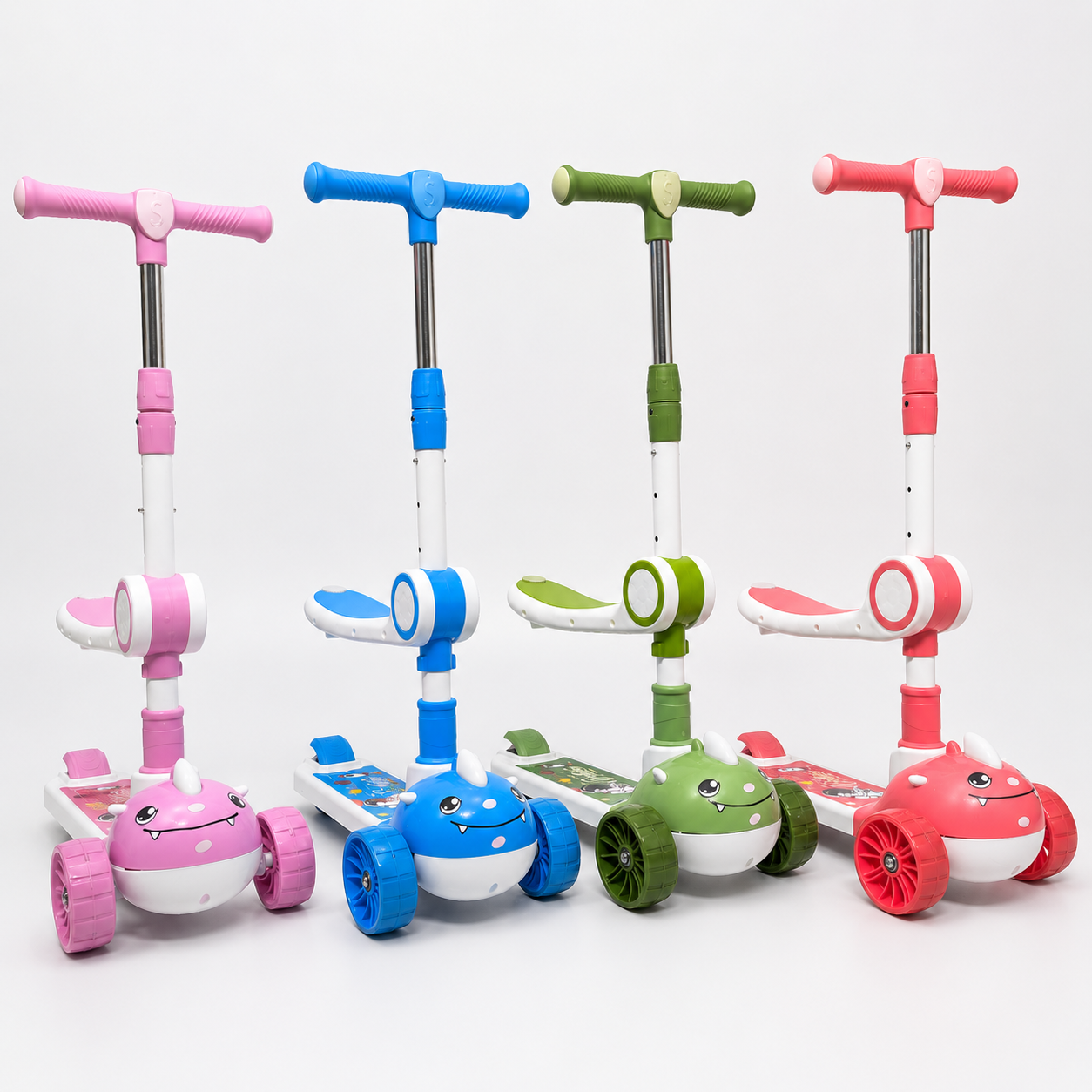 615 - Monster Style Kids Scooter with Light and Music