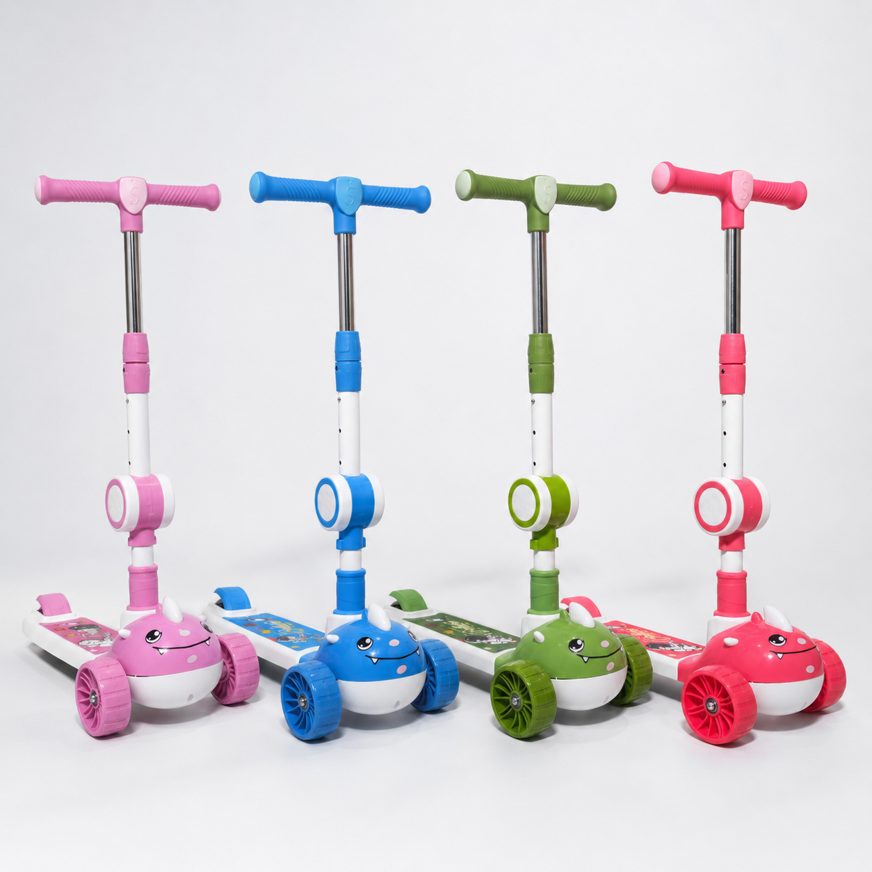 615 - Monster Style Kids Scooter with Light and Music