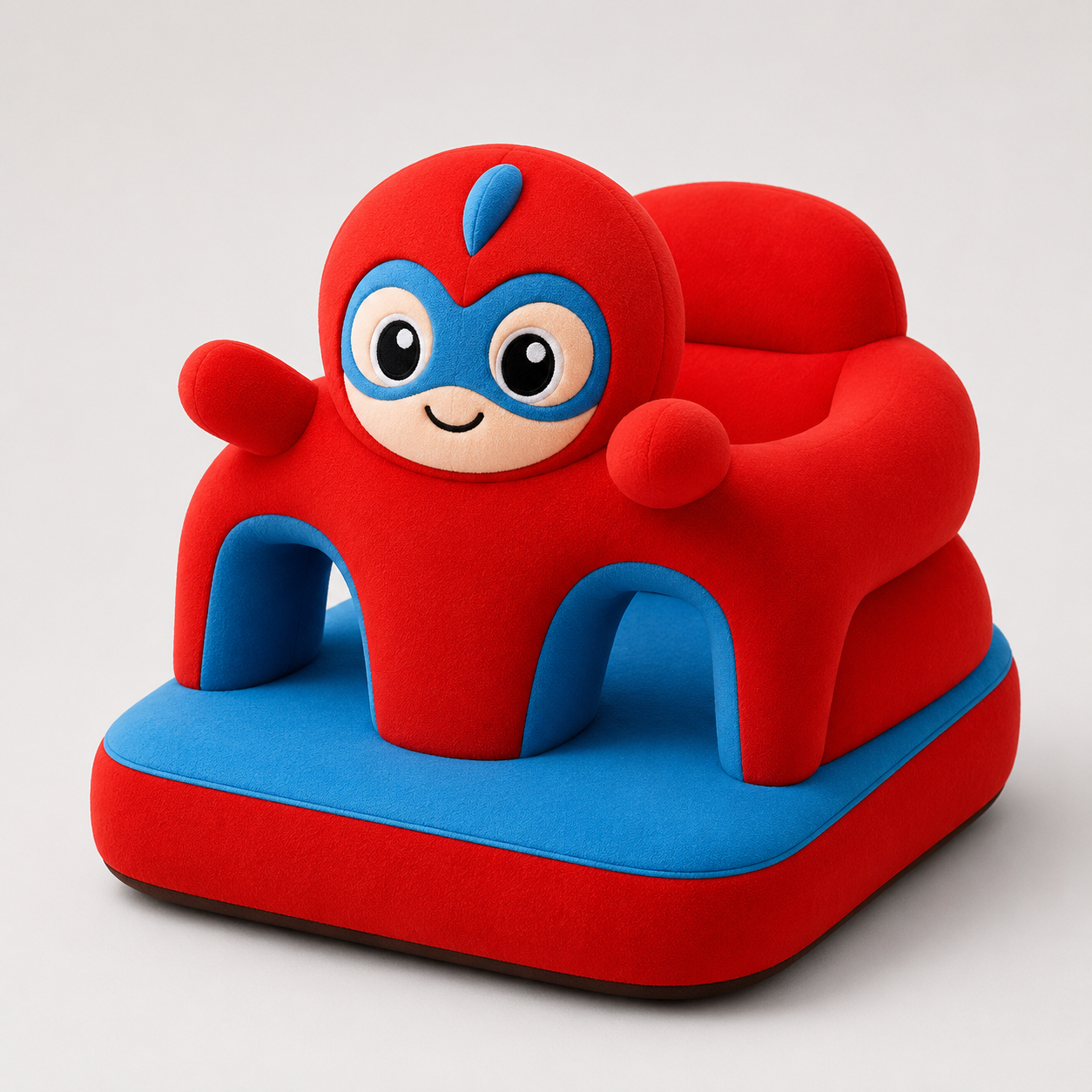 Red Spider Character Baby Seater – Soft Plush Support Chair for Babies