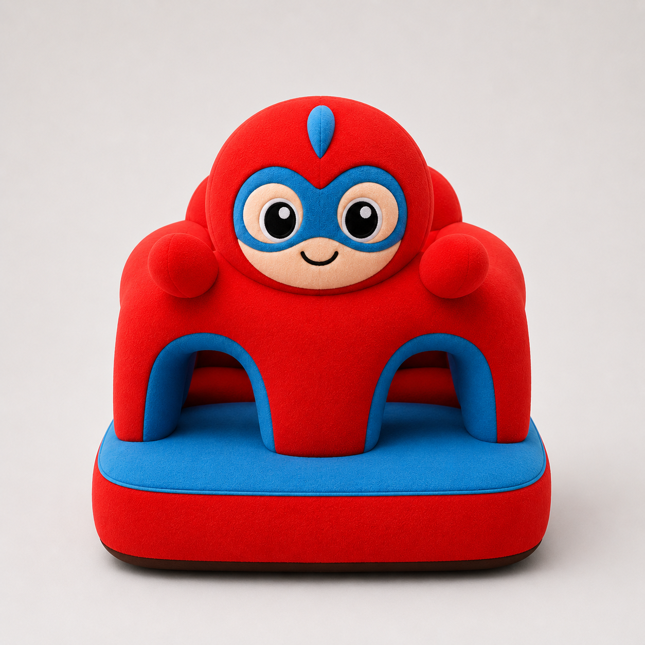 Red Spider Character Baby Seater – Soft Plush Support Chair for Babies