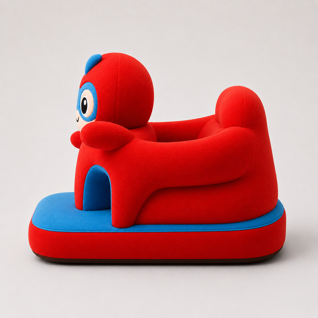 Red Spider Character Baby Seater – Soft Plush Support Chair for Babies