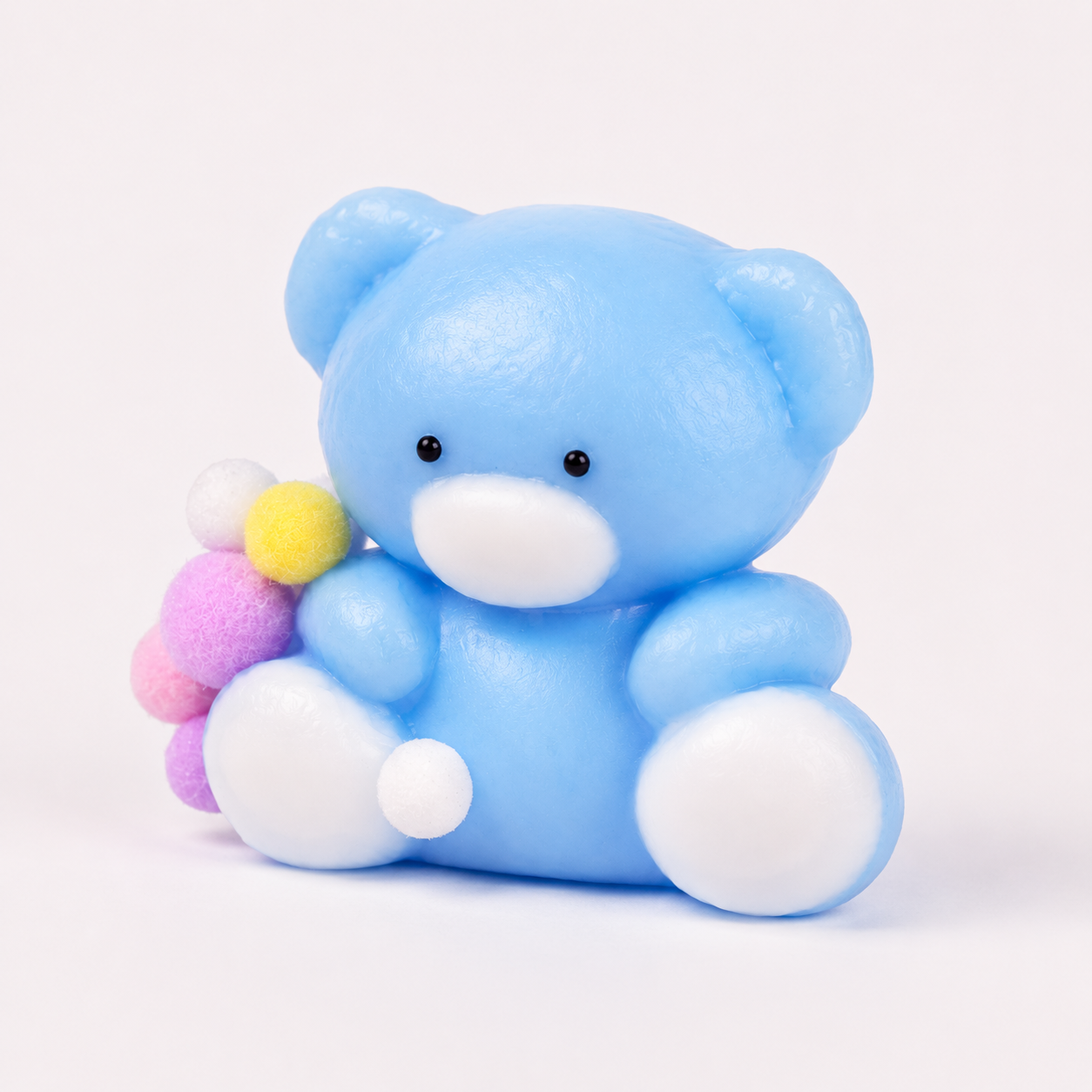 Blue Teddy Bear Squishy Toy