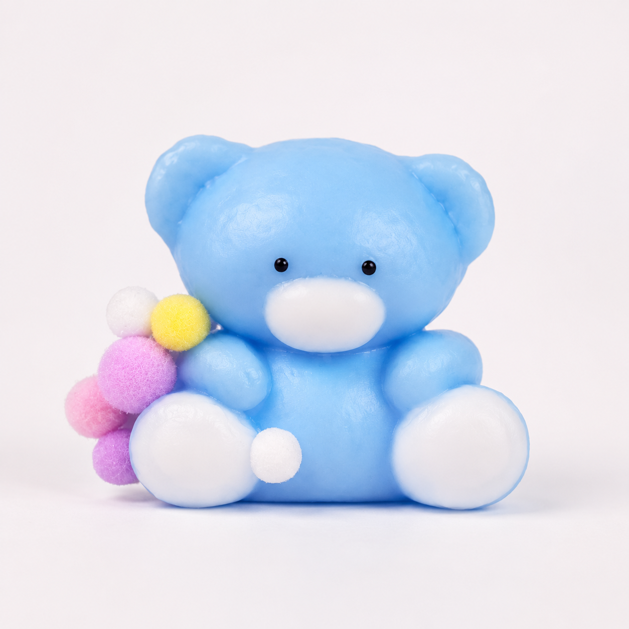 Blue Teddy Bear Squishy Toy