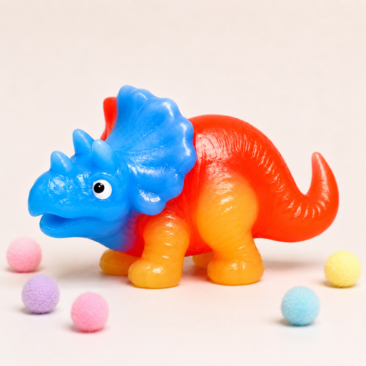 Triceratops Dinosaur Slow Rise Squishy Toy
