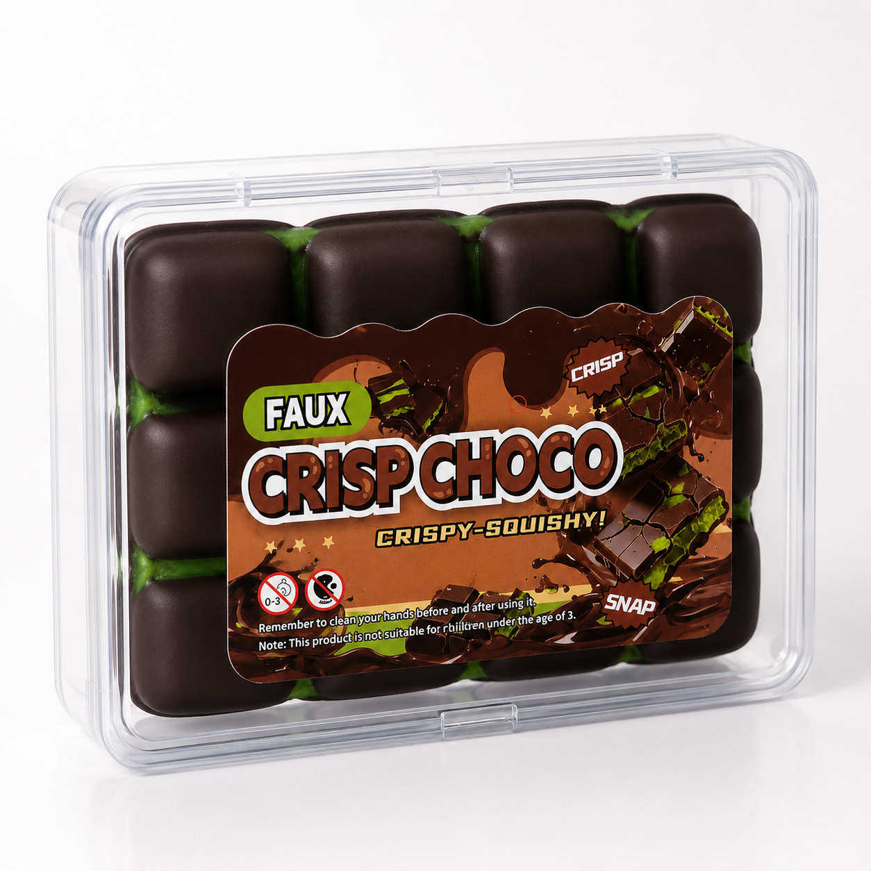 Faux Crisp Choco Crispy Squishy Chocolate Bar
