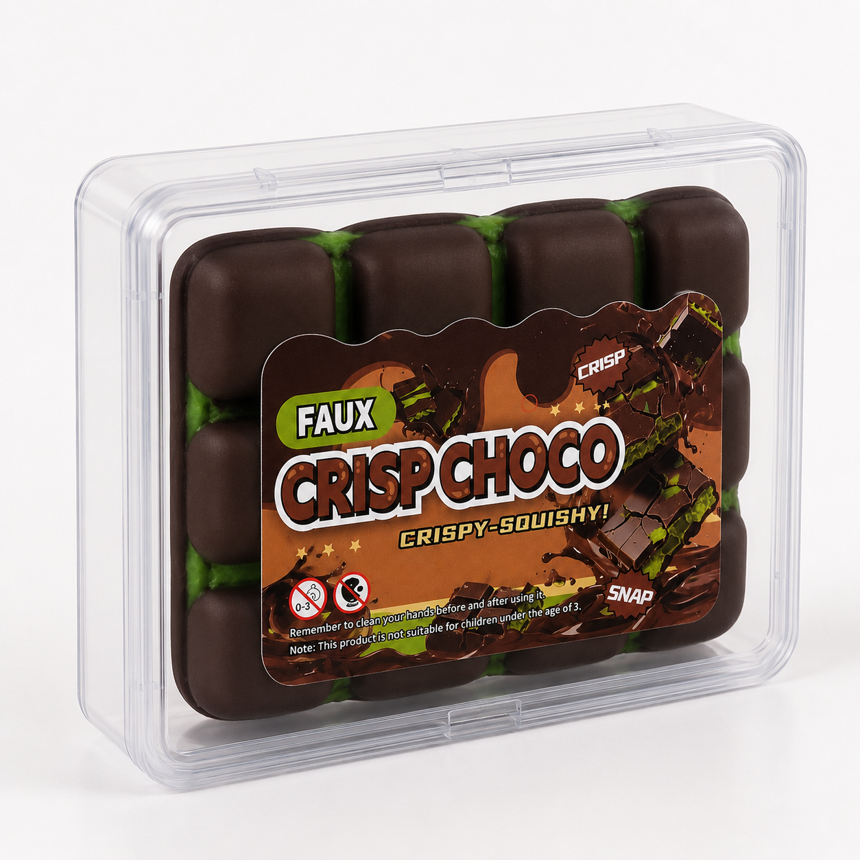 Faux Crisp Choco Crispy Squishy Chocolate Bar
