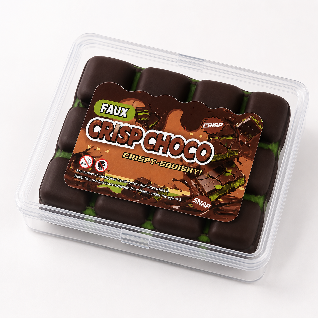 Faux Crisp Choco Crispy Squishy Chocolate Bar