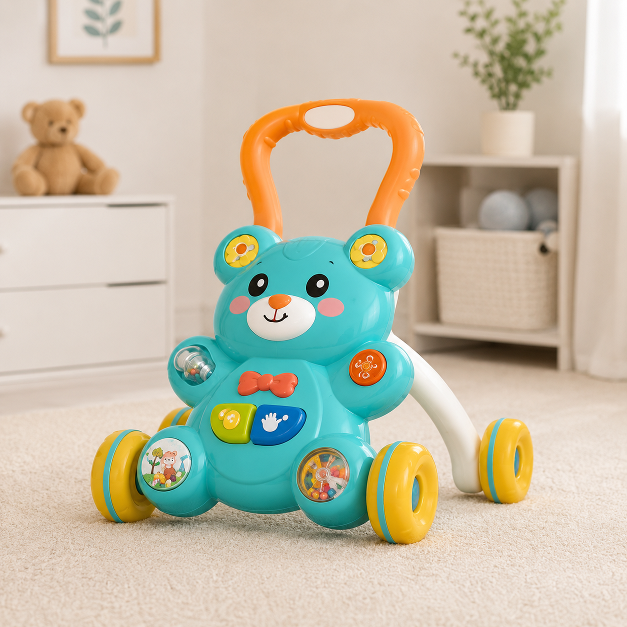 Bear Musical Baby Walker