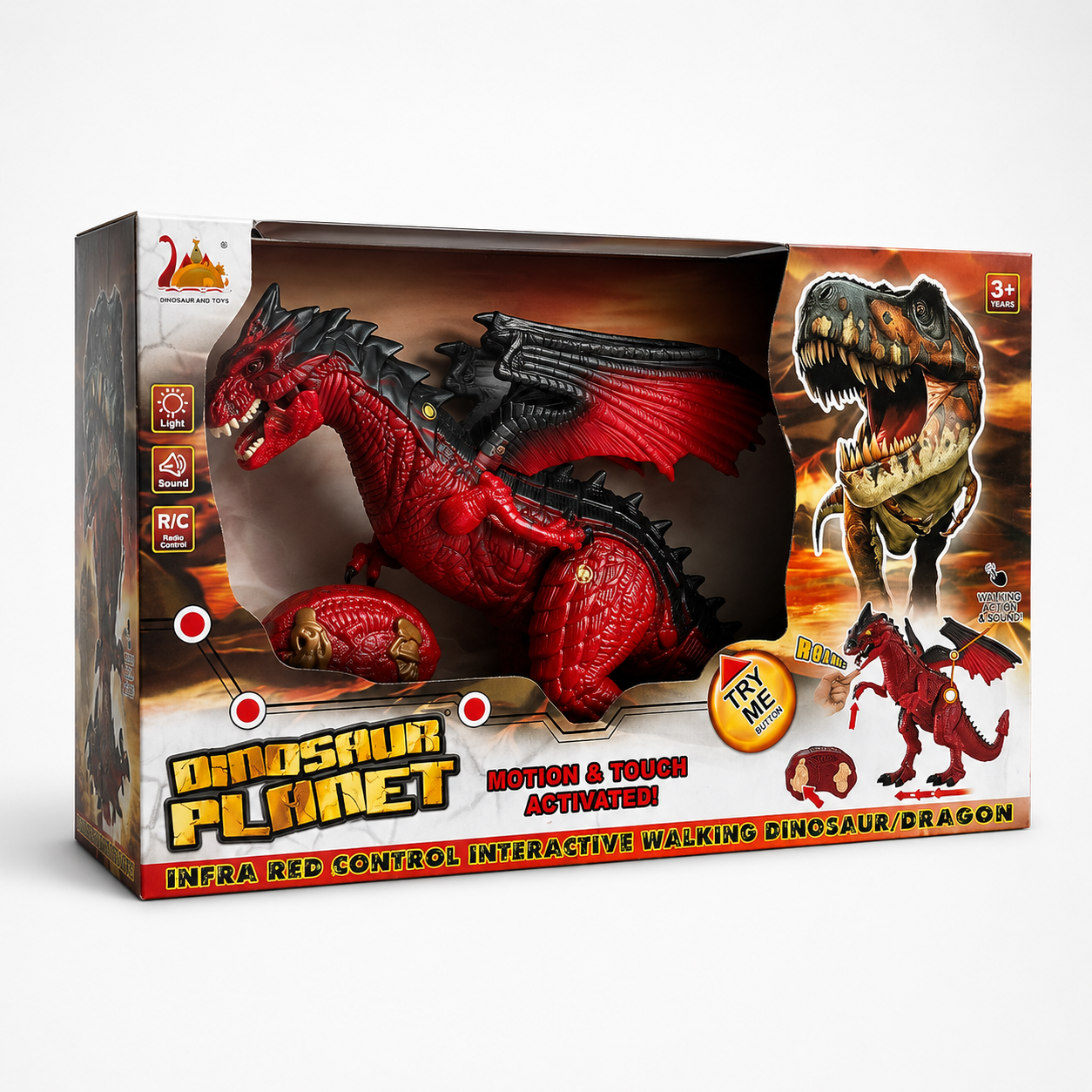 Remote Control Velociraptor Dinosaur Toy