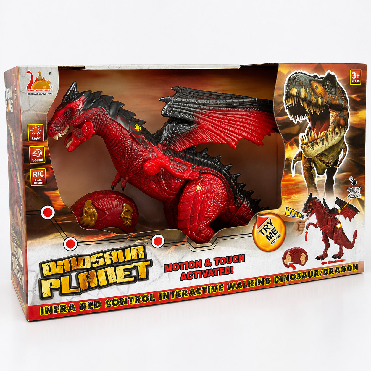 Remote Control Velociraptor Dinosaur Toy