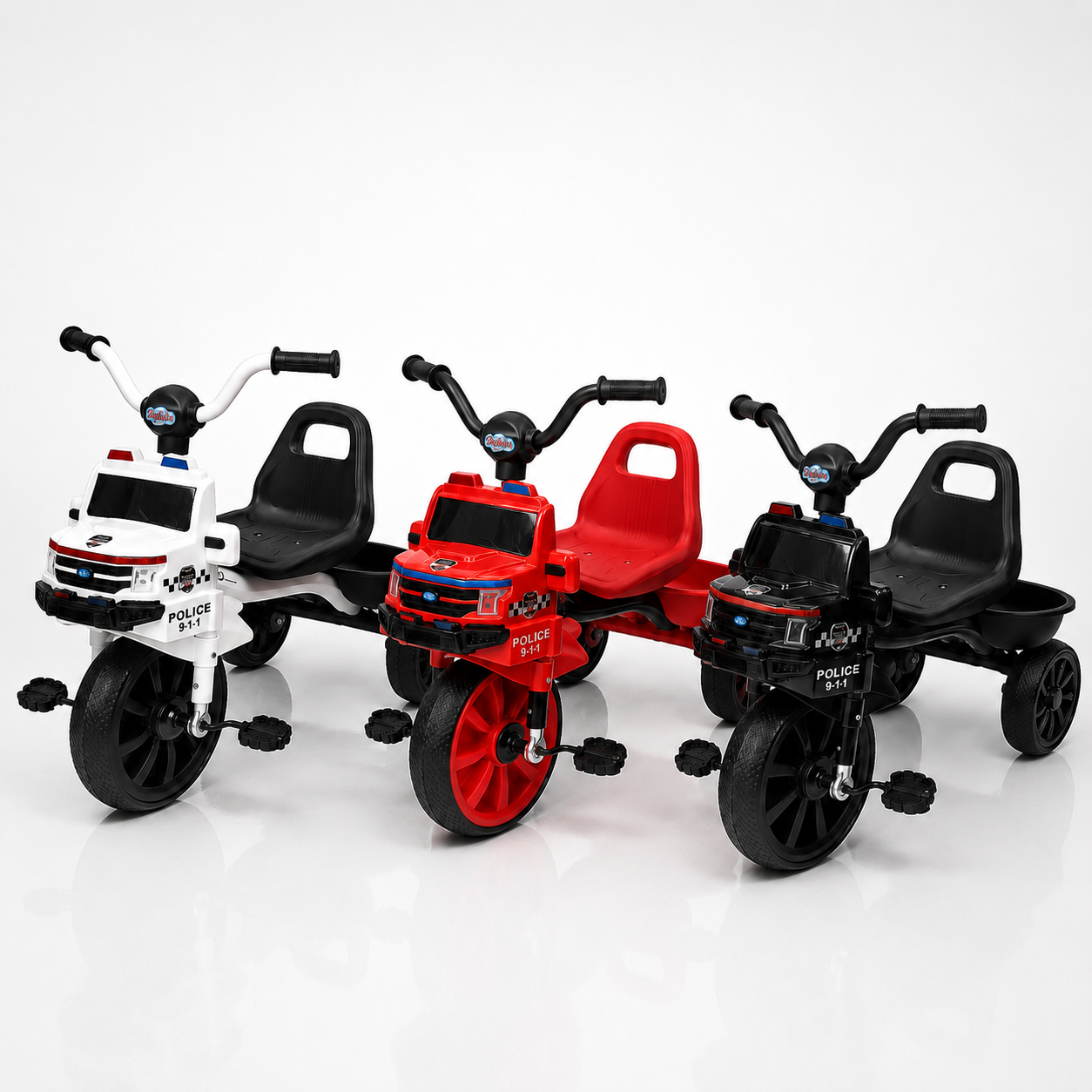TS317 - Police Style Kids Tricycle
