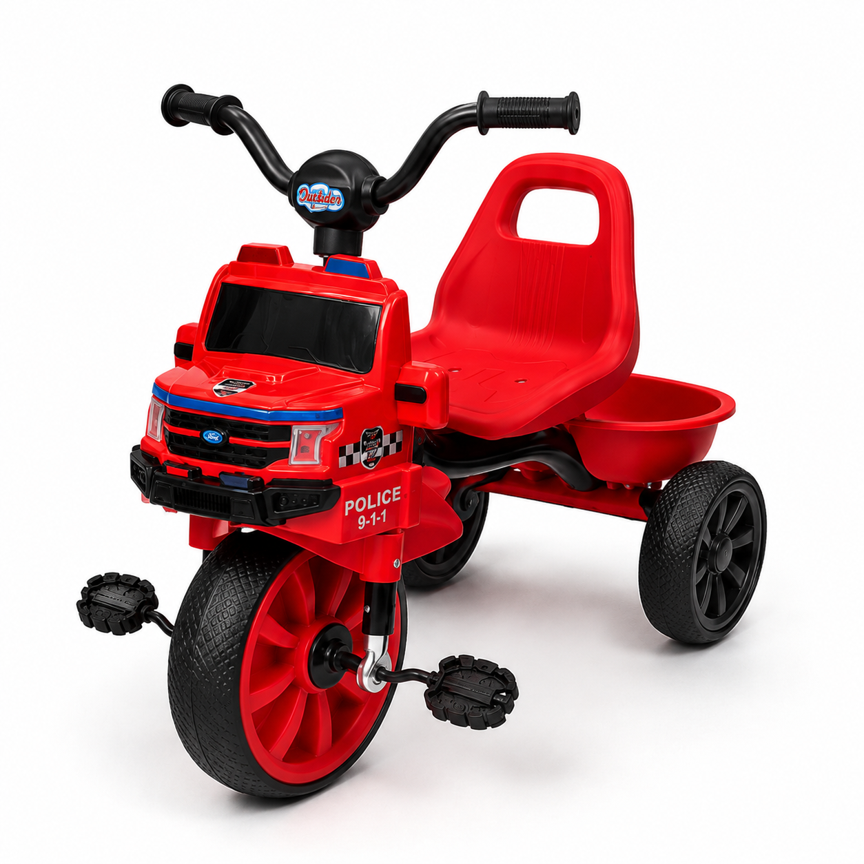 TS317 - Police Style Kids Tricycle