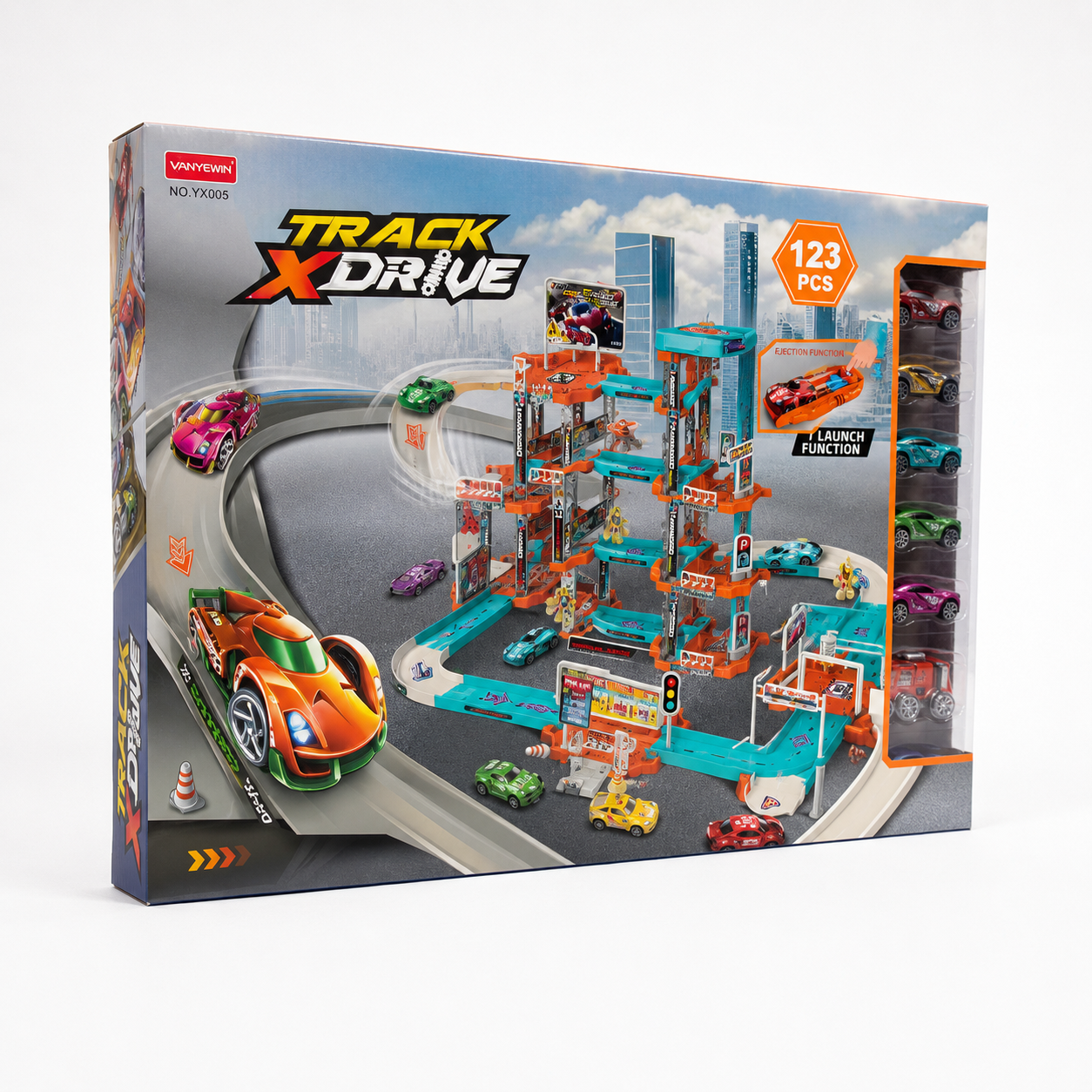 Car Track Set for Kids – Racing Track Toy