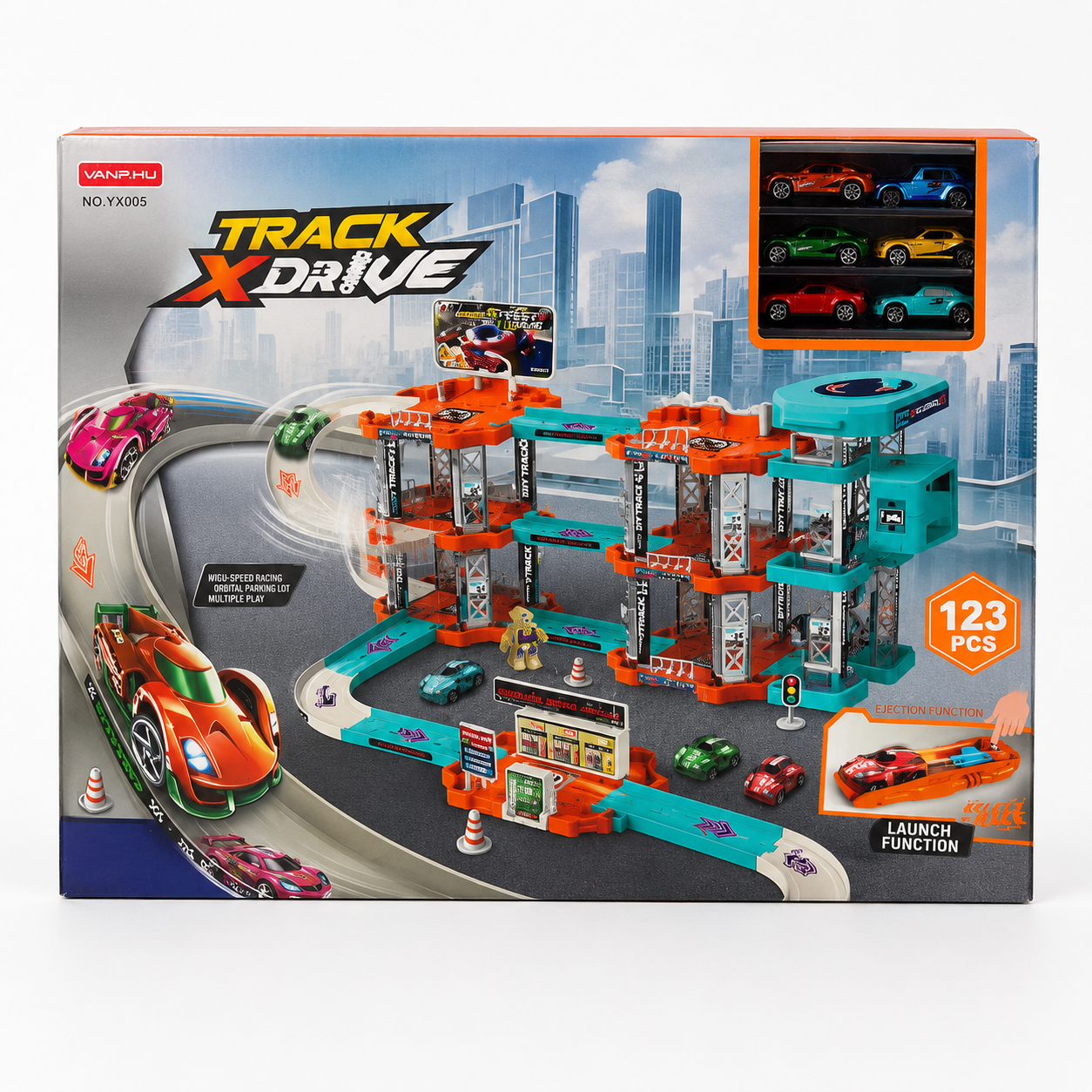 Car Track Set for Kids – Racing Track Toy