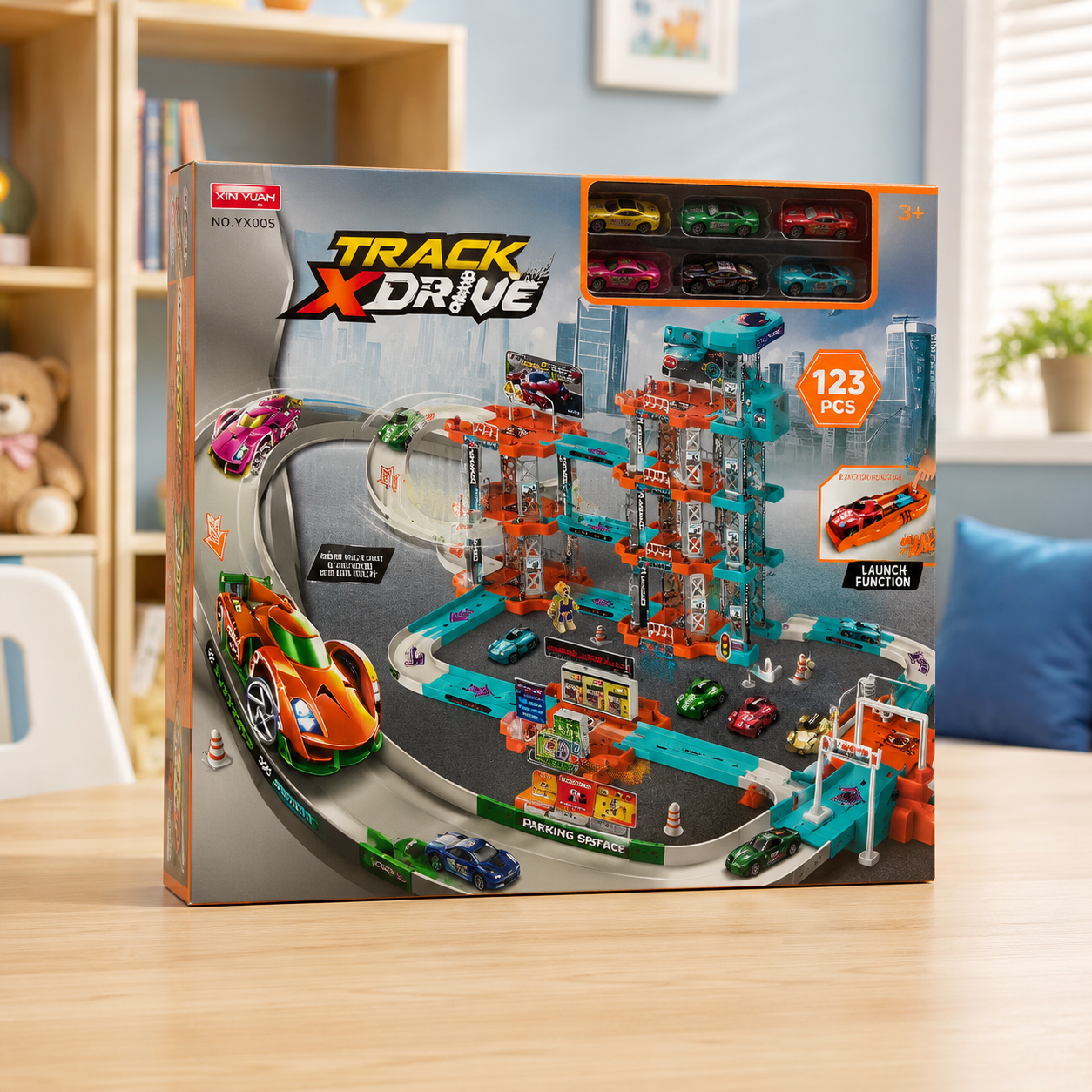 Car Track Set for Kids – Racing Track Toy