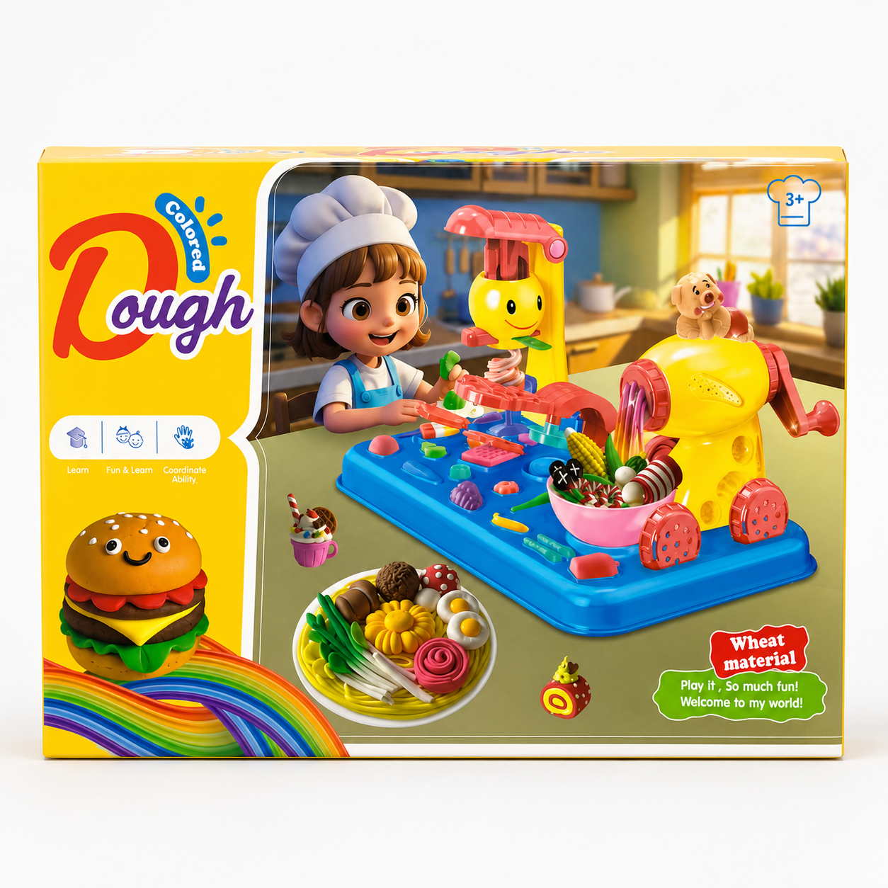 Clay Play Set for Kids – Dough Molding Activity