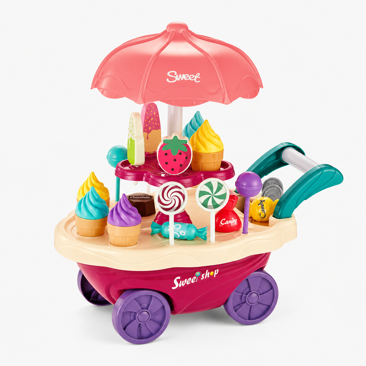 Musical Candy Cart Toy for Kids