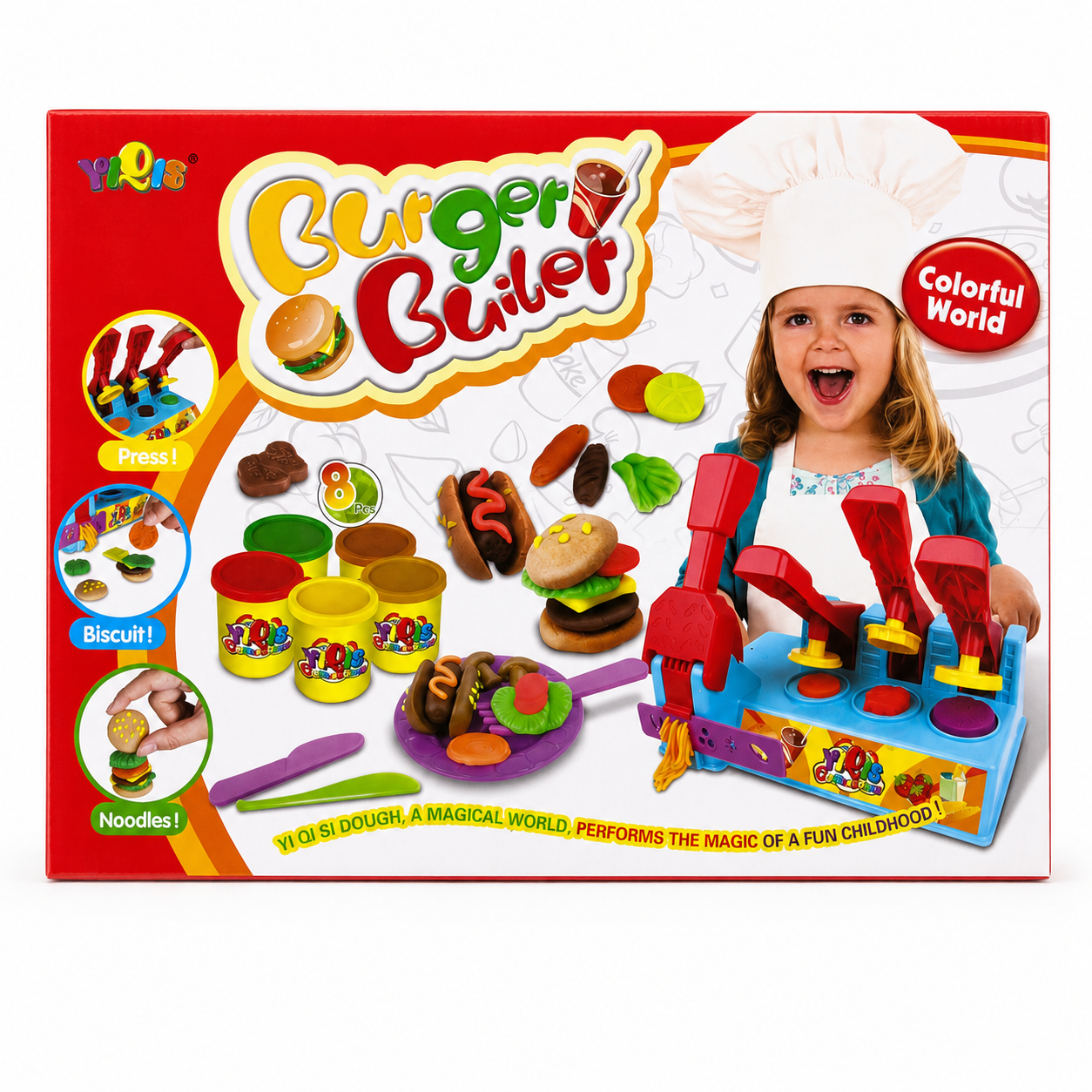 Clay Playset for Kids – Creative Dough Activity Toy