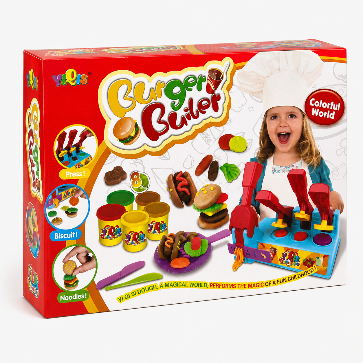Clay Playset for Kids – Creative Dough Activity Toy