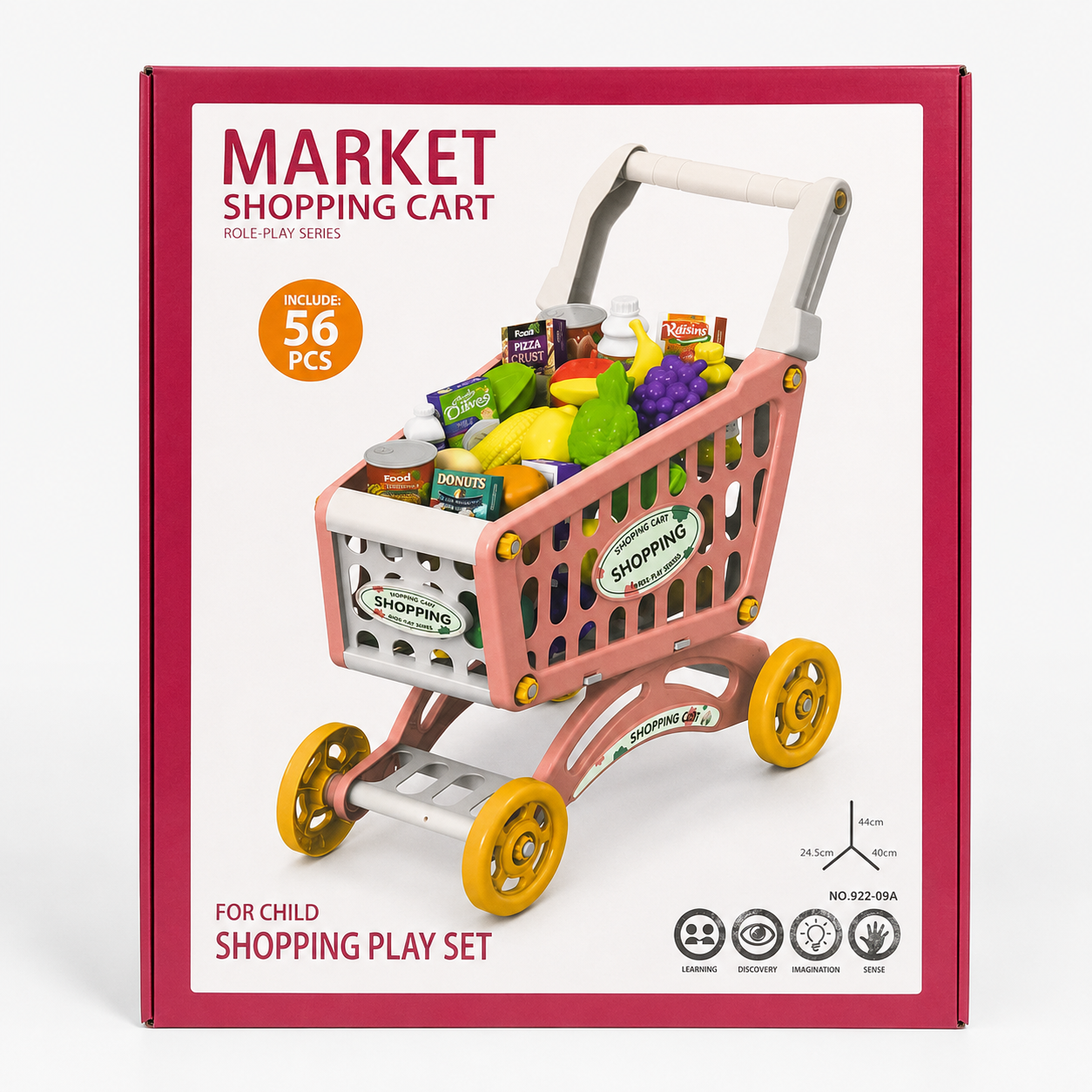Shopping Cart Pretend Play Toy for Kids