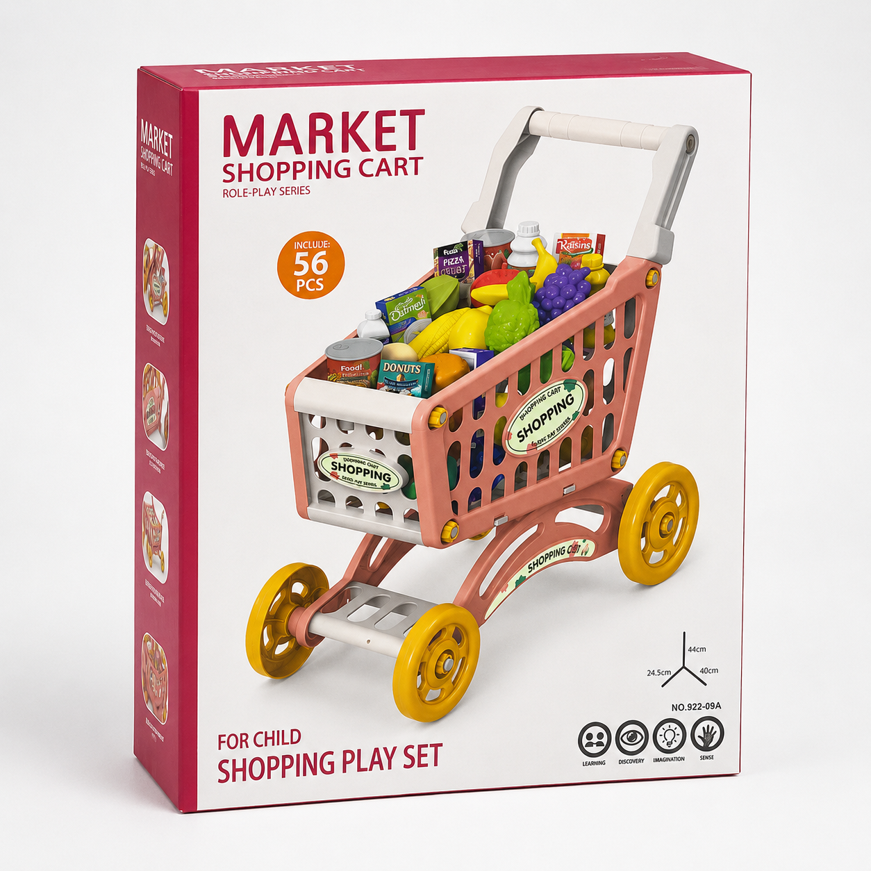 Shopping Cart Pretend Play Toy for Kids