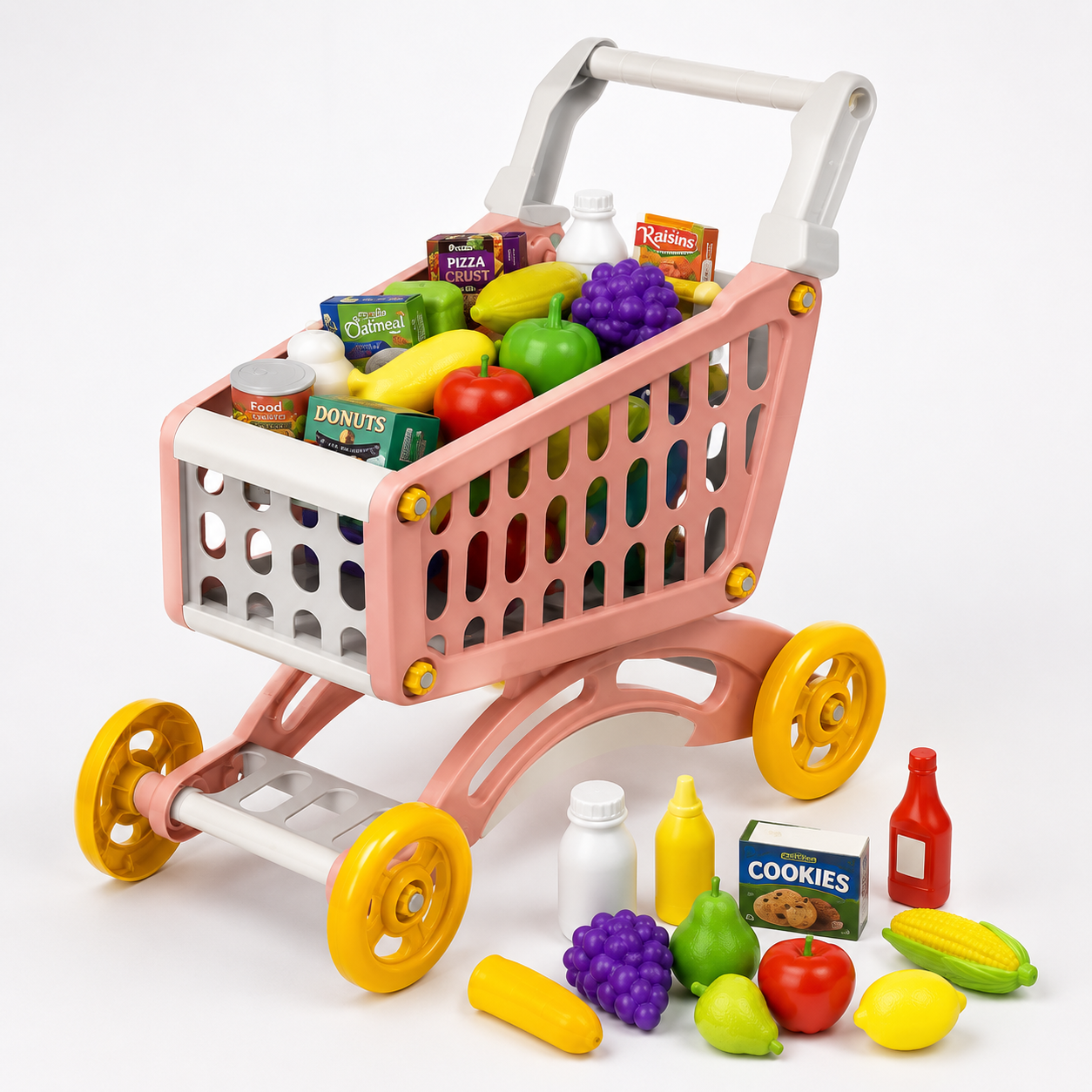 Shopping Cart Pretend Play Toy for Kids