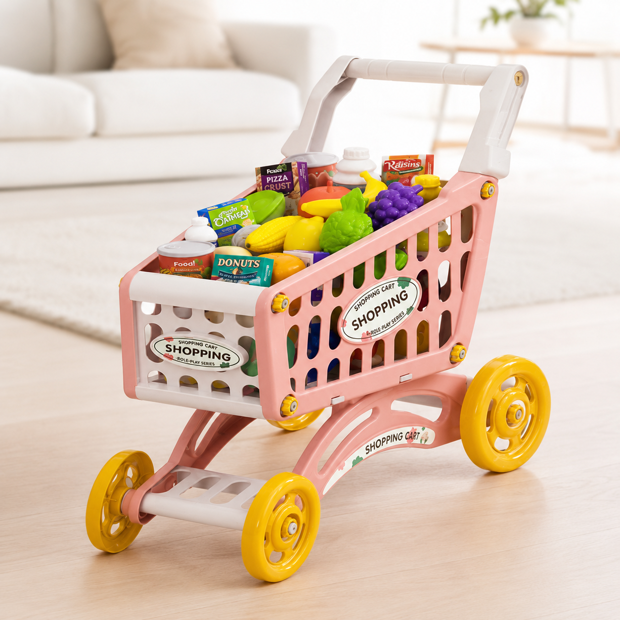 Shopping Cart Pretend Play Toy for Kids