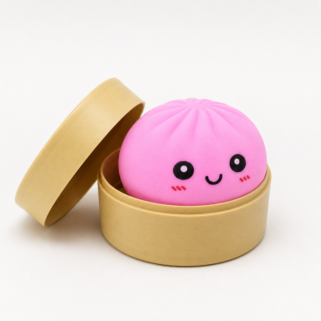 Steamed Bun Squishy Toy – Soft Cute Fun Mystery Bun Toy for Kids