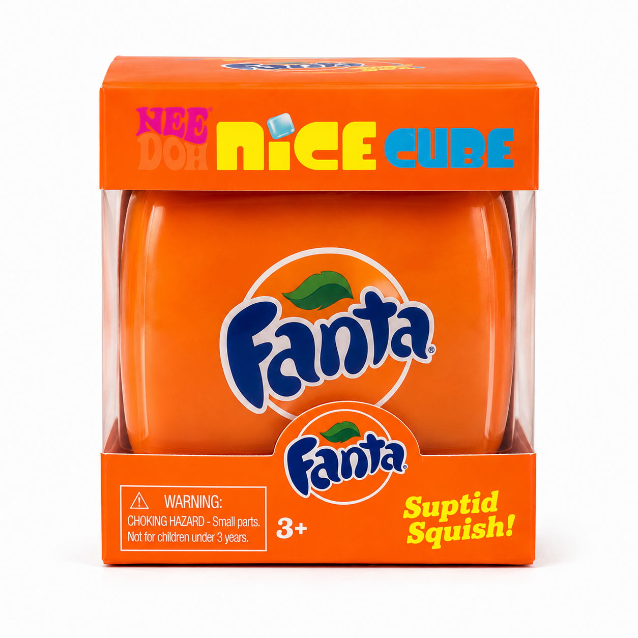 Nee Doh Nice Cube Squishy Toy – Soft Drink Style Squishy Cube for Kids