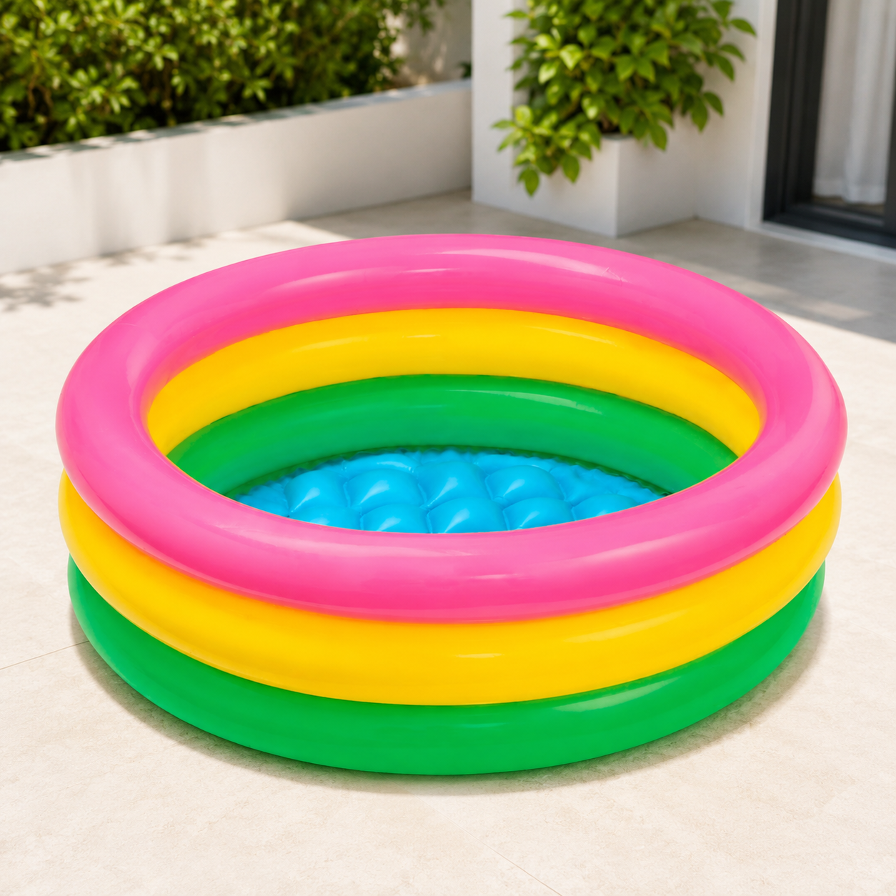 Kids Inflatable Pool – Colorful Round Baby Water Pool Available in 4 Sizes