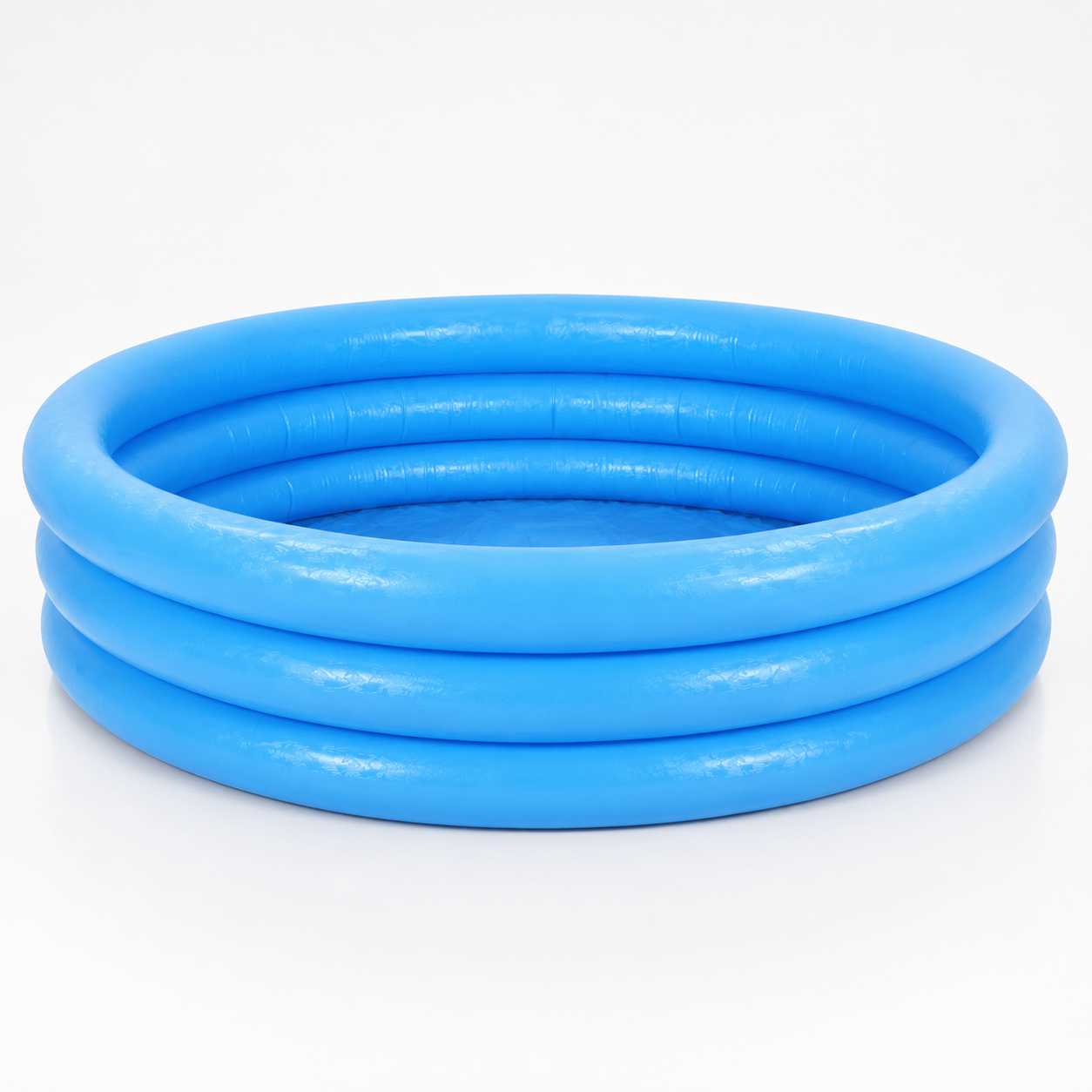 45×10 Blue Kids Inflatable Pool – Round Baby Water Pool for Summer Play