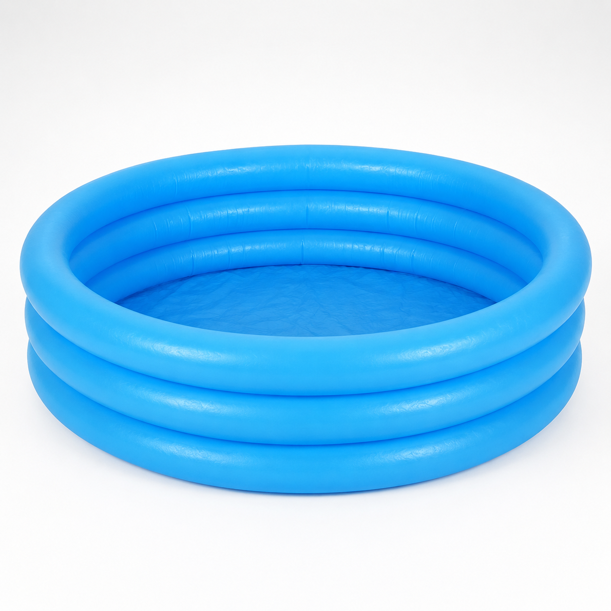 45×10 Blue Kids Inflatable Pool – Round Baby Water Pool for Summer Play