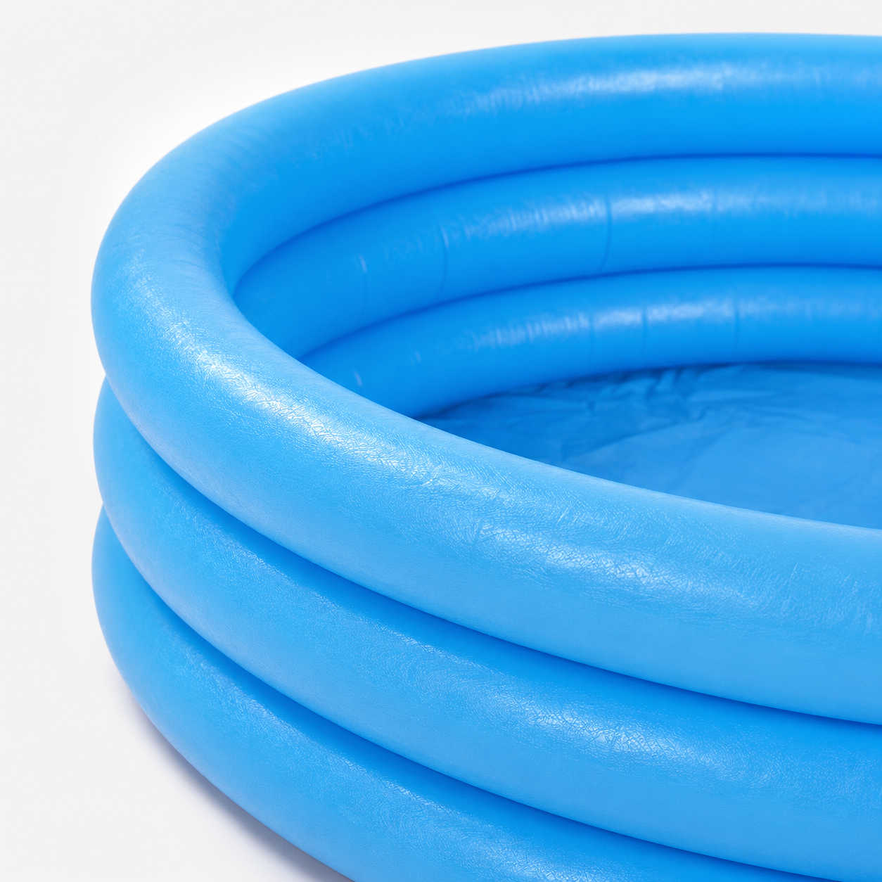 45×10 Blue Kids Inflatable Pool – Round Baby Water Pool for Summer Play