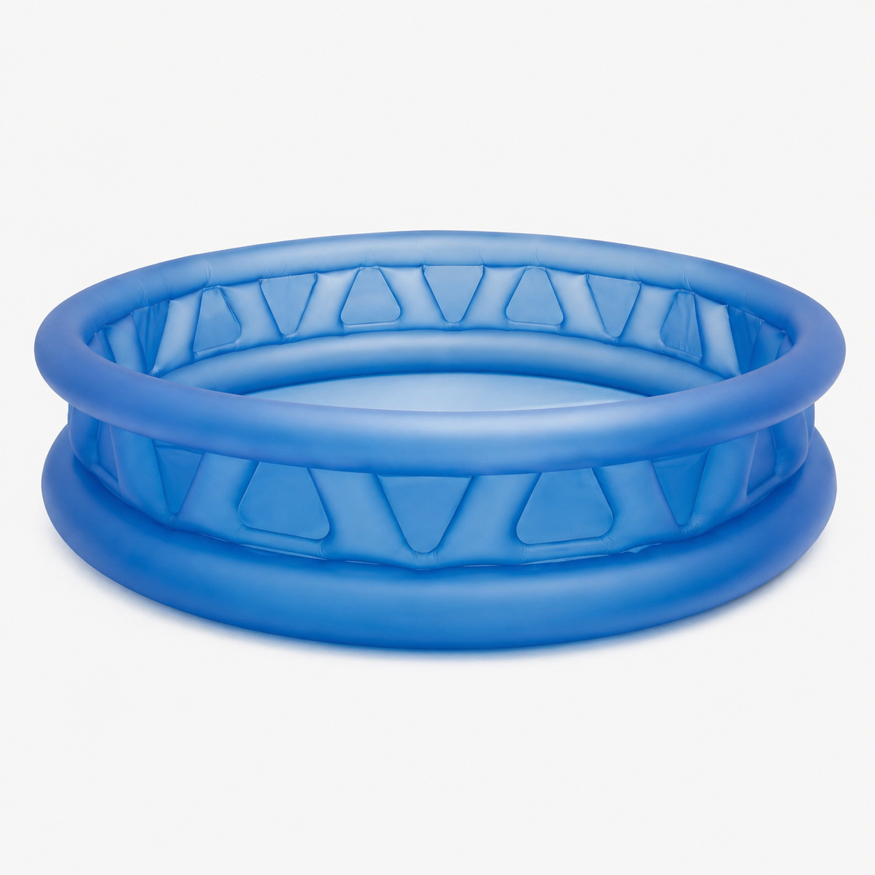 Intex Soft Side Inflatable Pool 74×18in – Large Round Kids Swimming Pool