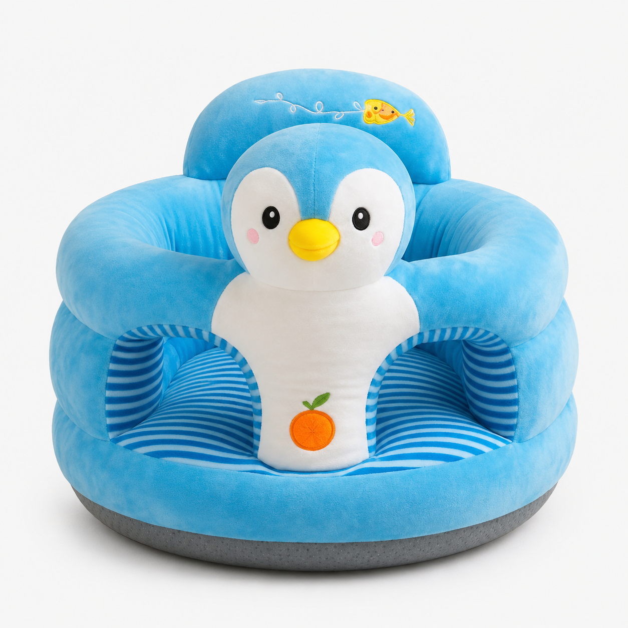 Penguin Baby Seater – Soft Plush 360° Support-Style Chair