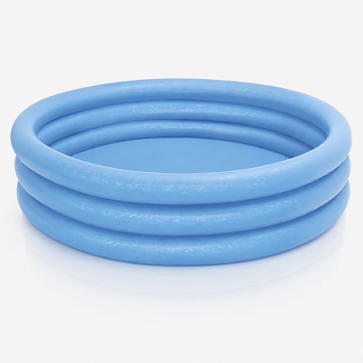 Intex Crystal Blue Inflatable Pool 58×13in – Round Kids Swimming Pool