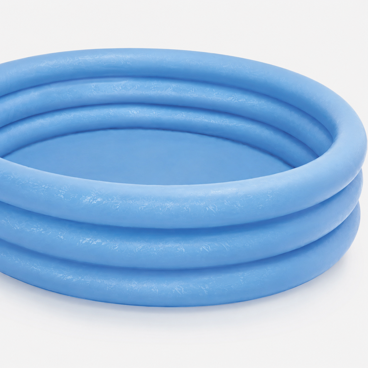 Intex Crystal Blue Inflatable Pool 58×13in – Round Kids Swimming Pool