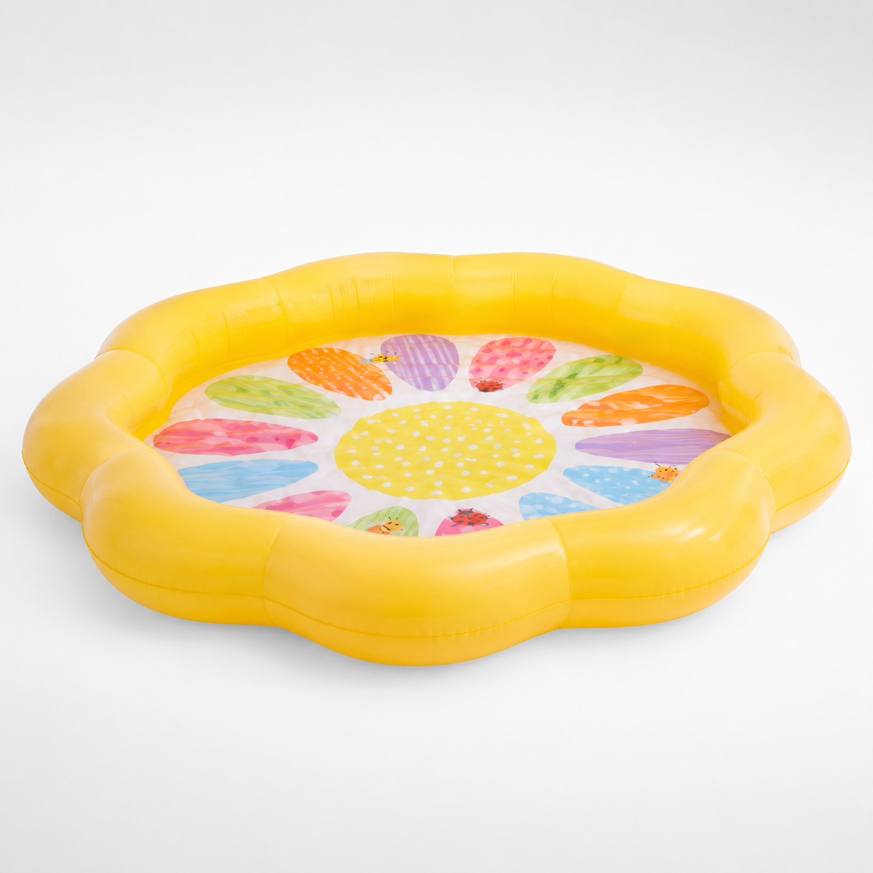 Intex Sunny Rays Spray Pool – Kids Inflatable Splash Pool with Water Spray