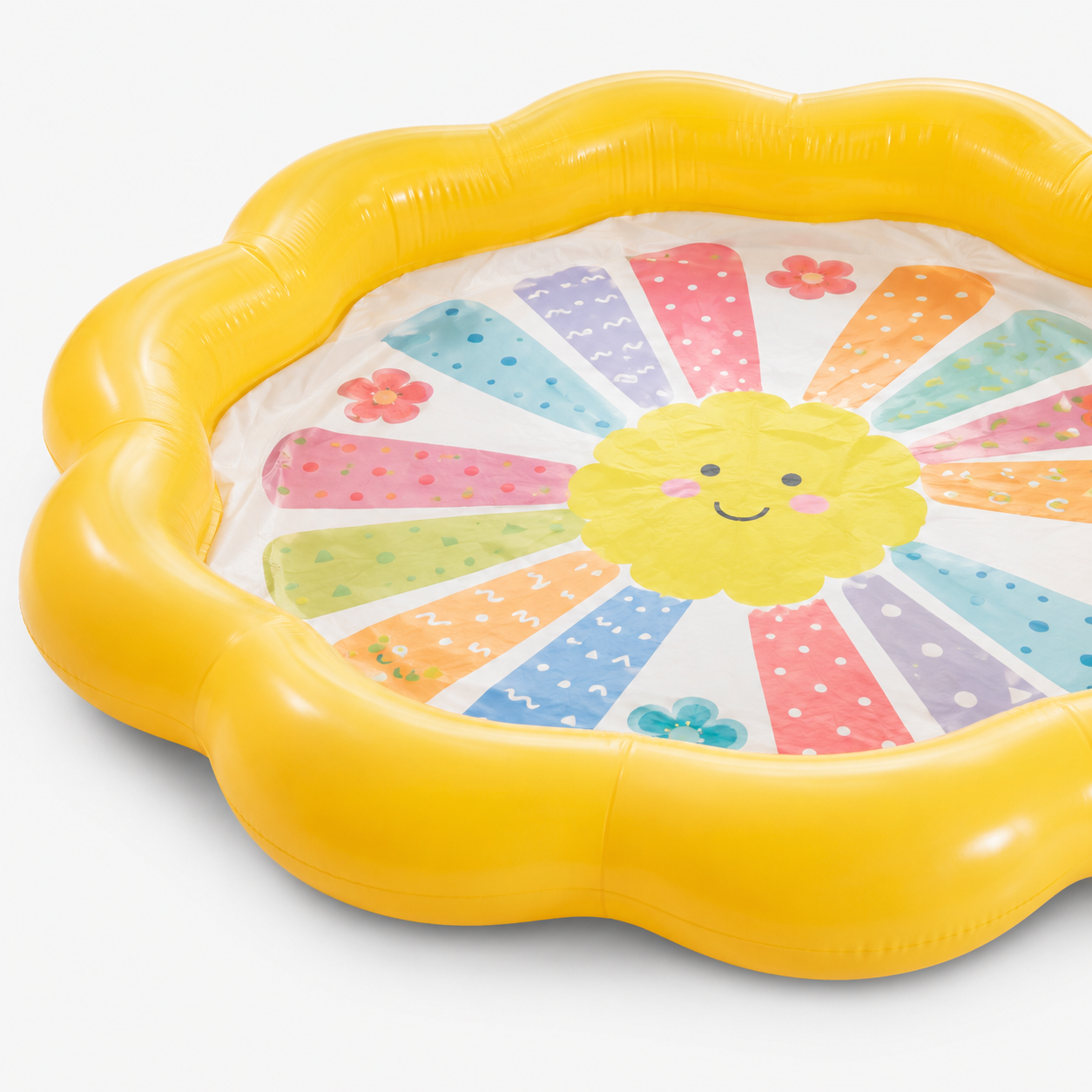 Intex Sunny Rays Spray Pool – Kids Inflatable Splash Pool with Water Spray