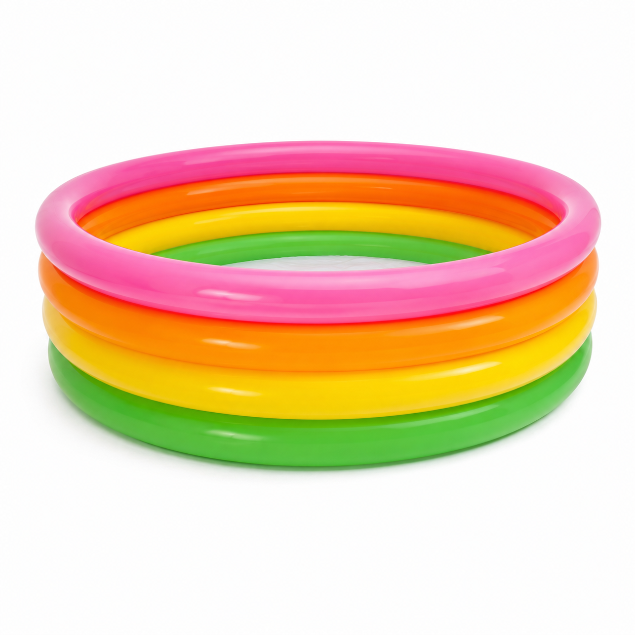 Intex Sunset Glow Inflatable Pool 66×18in – Colorful Kids Swimming Pool