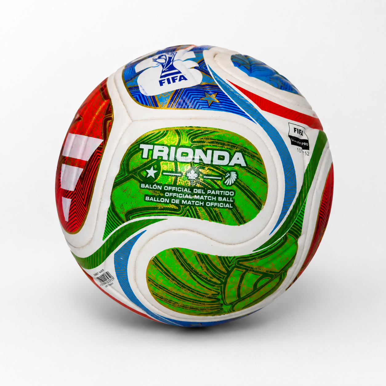 Trionda Style Football – FIFA World Cup Inspired Match Ball for Outdoor Play