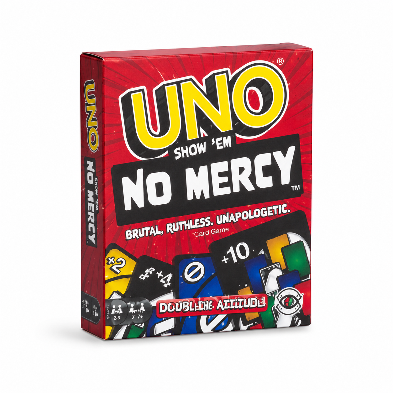 UNO No Mercy Card Game – Family Fun Card Game for Kids & Adults