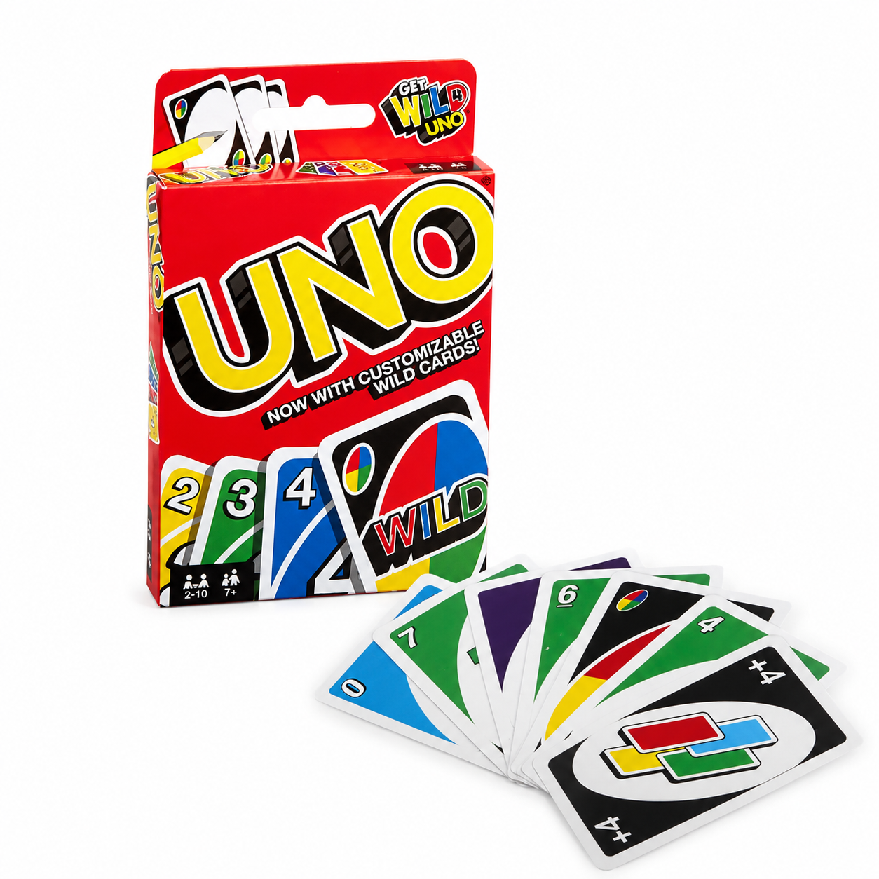 UNO Wild Customizable Card Game – Family Fun Card Game for Kids & Adults
