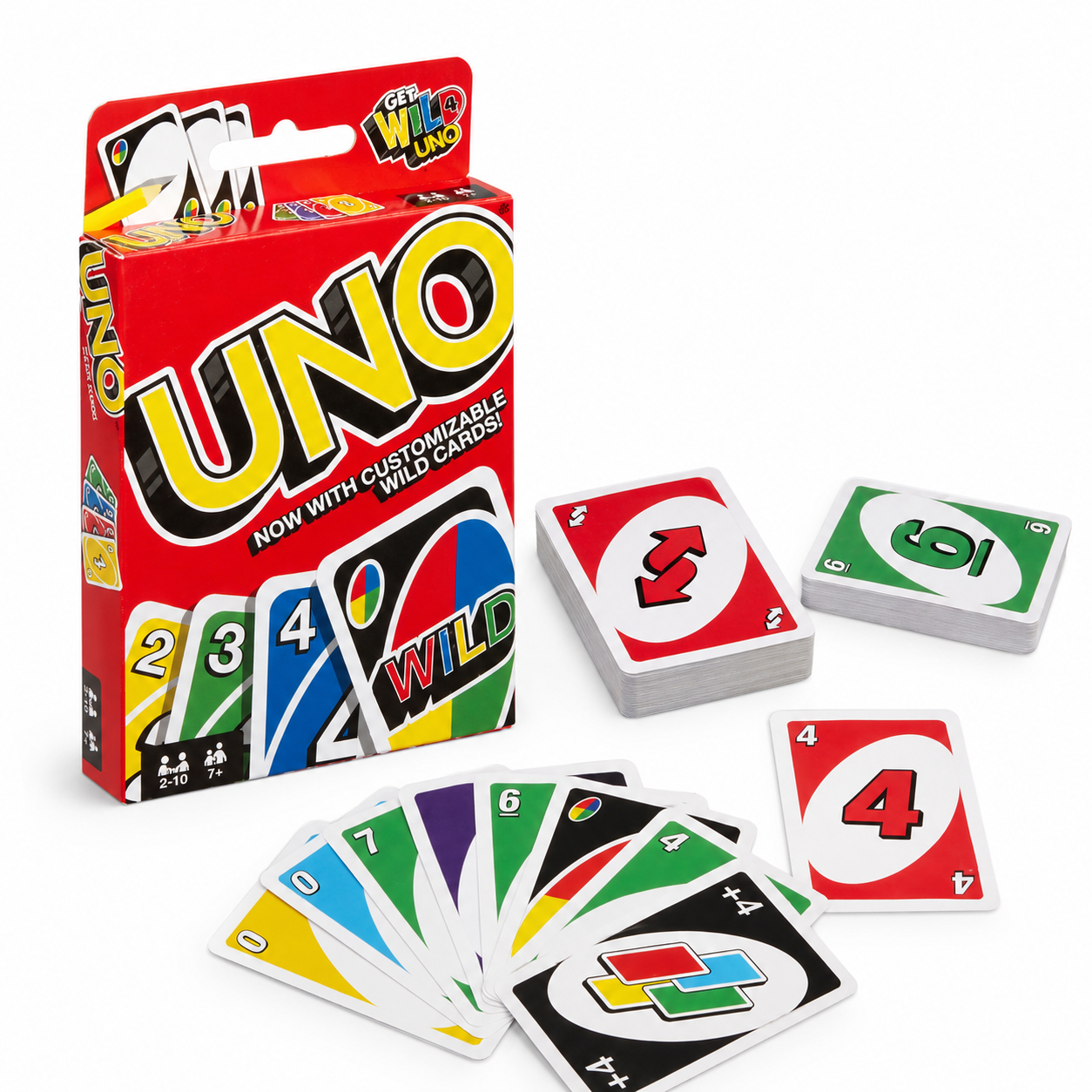 UNO Wild Customizable Card Game – Family Fun Card Game for Kids & Adults