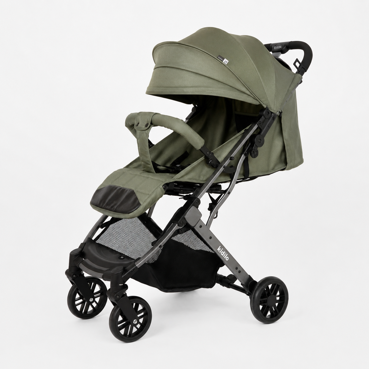 Kidilo K8 Pro Baby Stroller – Foldable Lightweight Pram with Canopy