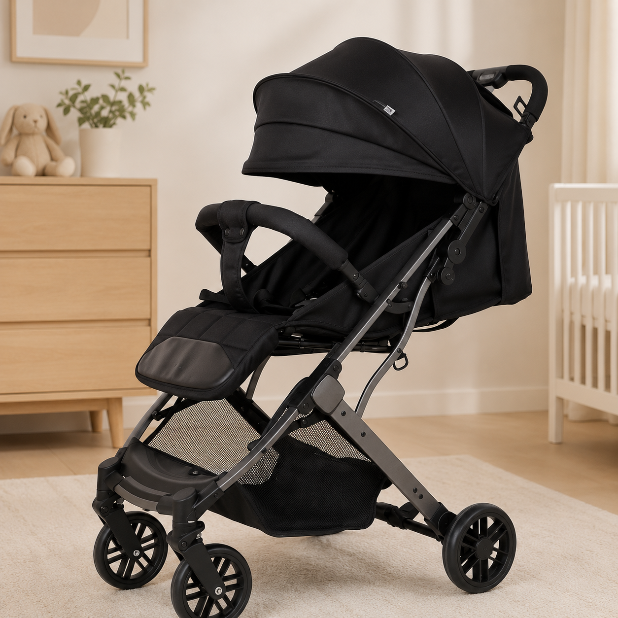Kidilo K8 Pro Baby Stroller – Foldable Lightweight Pram with Canopy