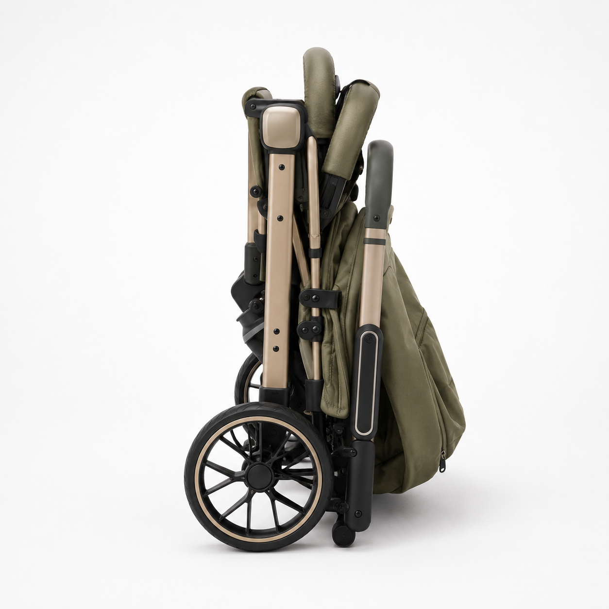 Kidilo D8 Baby Stroller – Foldable Portable Pram with Canopy