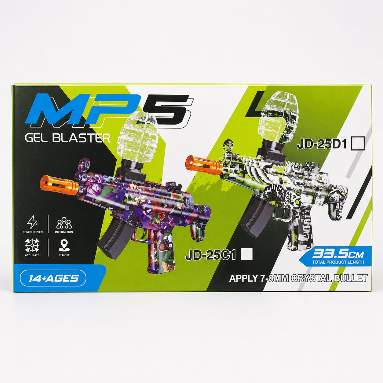 JD-25 Electric Water Gel Play Set – 7–8MM Gel Beads, Ages 14+