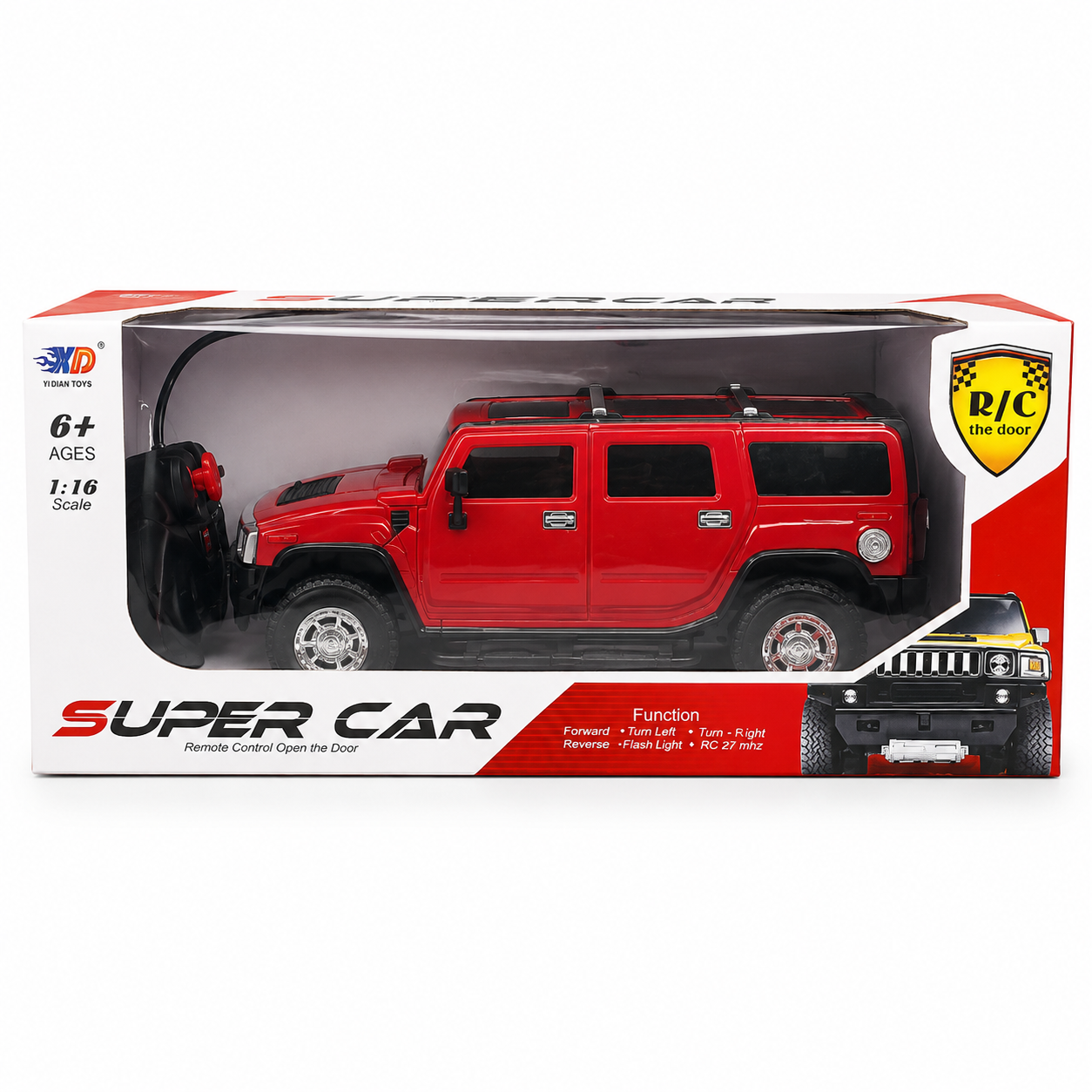 Super Car Remote Control Vehicle – 1:16 Scale, Kids RC Car, Ages 6+